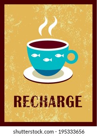 coffee recharge poster