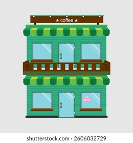 coffee restaurant vector and illustration