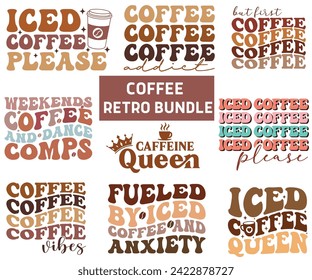 Coffee Retro Bundle Design,Coffee Svg,Coffee Retro,Coffee Mug Svg,Coffee Cup Svg,Funny Coffee Sayings,Caffeine Svg,Coffee Lover,Svg Cut File,Sublimation DesignCommercial Use svg