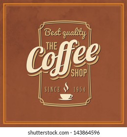 coffee retro vintage coffee background with offset coffee way classic star bar background scene food cafe old performance elderly beverages elegant fancy cup creative cappuccino tea brochure leaflet m