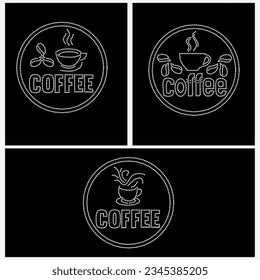 Coffee Rhinestone Design Template 2000 × 2000 pixels • 10 ×10 in • DPI 300 • JPG