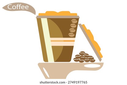 Coffee is a rich and aromatic beverage made from roasted coffee beans. Known for its bold flavor and energizing caffeine, coffee is one of the most popular drinks in the world.