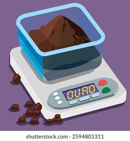 coffee richness, rich coffee, grains, fat vector, editable vector, minimalist coffee vector