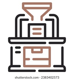 Coffee Roaster Icon Illustration, for UIUX, infographic, etc