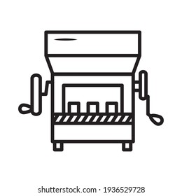 coffee roaster machine on background