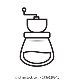 coffee roaster over white background