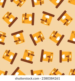 Coffee roaster seamless pattern. Suitable for backgrounds, wallpapers, fabrics, textiles, wrapping papers, printed materials, and many more.