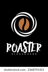 Coffee Roaster vector logo design