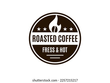 coffee roasters logo in brown