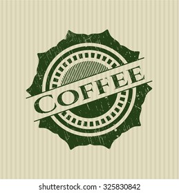 Coffee rubber texture