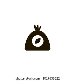coffee sack icon. sign design