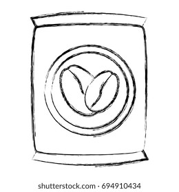 coffee sack isolated icon