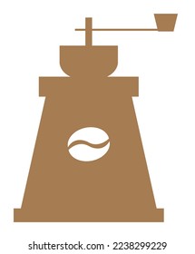 Ilustración de vectores de pegatinas de escala de café