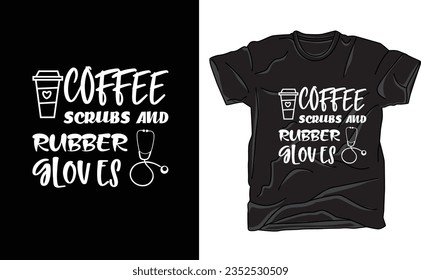 Coffee Scrubs and Rubber Gloves - Medical-themed T-shirt Design
Embrace the perfect blend of medical dedication and caffeine enthusiasm with our "Coffee Scrubs and Rubber Gloves" t-shirt design. 