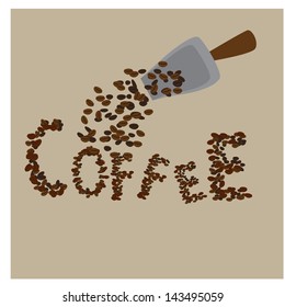 Coffee seamless background