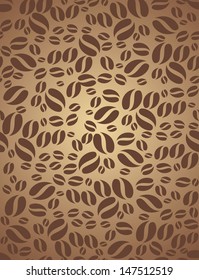 Coffee seamless background