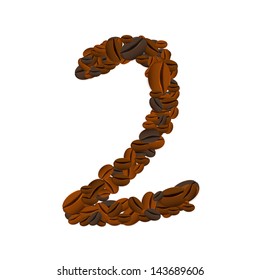 Coffee seamless background number with media icons