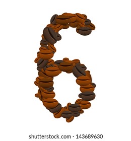 Coffee seamless background number with media icons