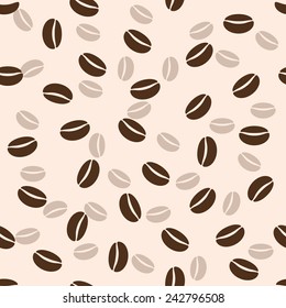 Coffee seamless background, vector illustration