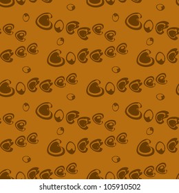 coffee seamless ornament