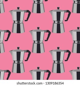 coffee seamless pattern