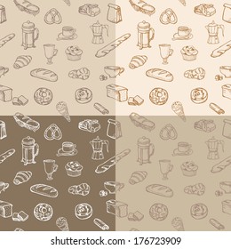 Coffee seamless pattern 
