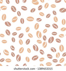 Coffee seamless vector pattern for Cup mug, restaurant or cafe menu design