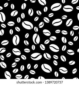 Coffee seamless vector pattern for Cup mug, restaurant or cafe menu design. 