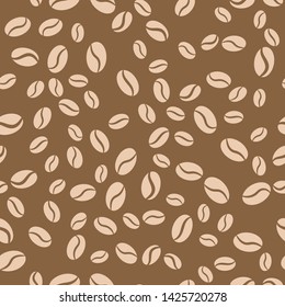 Coffee seamless vector pattern for Cup mug, restaurant or cafe menu design. 