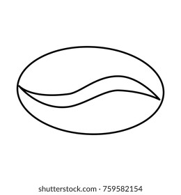 coffee seed isolated icon