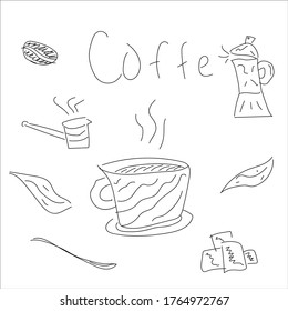Kaffeesatz für Design, Kaffeetasse