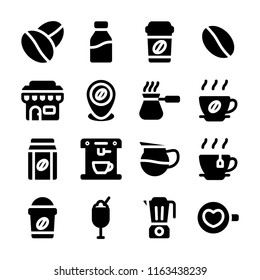 Coffee Set icons. Perfect for websites, brands, and illustration projects! 
