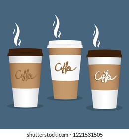 Coffee set. Vector