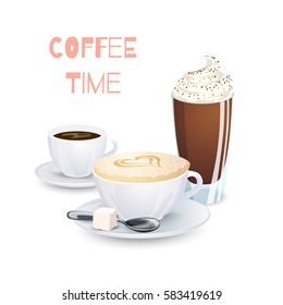 Coffee set. Vector illustration