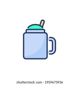 Coffee Shake icon in vector. Logotype