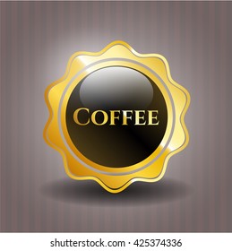 Coffee shiny badge