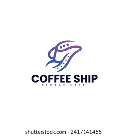 Diseño de logotipo sencillo para el envío de café