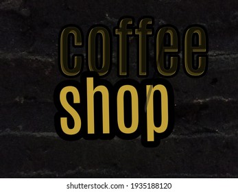  coffee shop art design backgroud