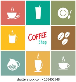 Coffee shop background designs