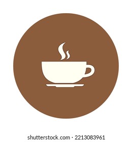 Coffee shop background logo vector