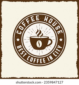 Coffee shop and badge collection vintage logo