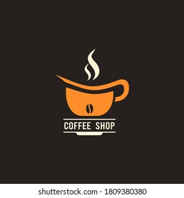 Coffee shop badge logo design. Perfect for modern coffee shop joints. Vector Illustrtion