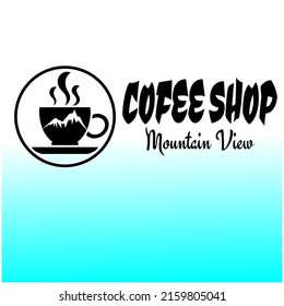 Coffee shop badge logo design. Perfect for modern coffee shop joints. Vector Illustration