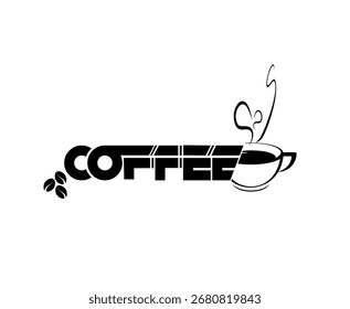 Vector del logotipo del Anuncio de la cafetería