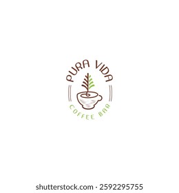 Coffee shop or Bar logo concept design