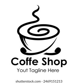 Coffee shop brand logo design