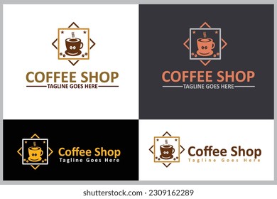 
Coffee Shop Business Logo Design 