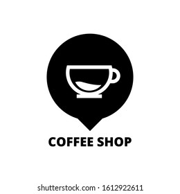 coffee shop cafe beans hot drink design template-vector illustration