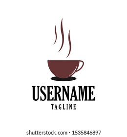 coffee shop or cafe logo