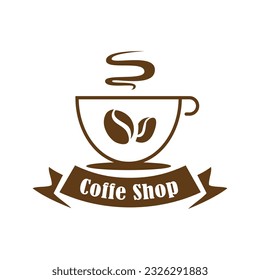 Coffee, Coffee Shop, Cafe Logo Design Inspiration Vector